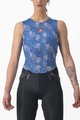 CASTELLI Ärmelloses Fahrrad-Shirt - PRO MESH 4 W LADY - Blau