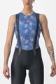 CASTELLI Ärmelloses Fahrrad-Shirt - PRO MESH 4 W LADY - Blau