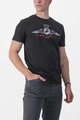 CASTELLI Kurzarm Fahrrad-Shirt - ARMANDO 2 TEE - Schwarz