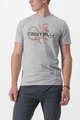 CASTELLI Kurzarm Fahrrad-Shirt - FINALE TEE - Grau