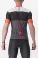 CASTELLI Kurzarm Fahrradtrikot - SEZIONE - Grau/Schwarz/Orange