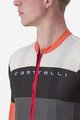 CASTELLI Kurzarm Fahrradtrikot - SEZIONE - Grau/Schwarz/Orange