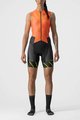 CASTELLI Fahrradoverall - FREE SANREMO LADY - Schwarz/Orange