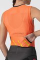 CASTELLI Fahrradoverall - FREE SANREMO LADY - Schwarz/Orange