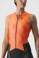 CASTELLI Fahrradoverall - FREE SANREMO LADY - Schwarz/Orange