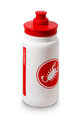 CASTELLI Fahrrad-Wasserflasche - SUMMER 550 ML - Rot/Weiß