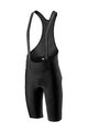 CASTELLI Kurze Fahrradhose mit Trägern - VELOCISSIMO IV - Schwarz/Weiß