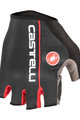 CASTELLI Fingerlose Fahrradhandschuhe - CIRCUITO - Schwarz/Rot