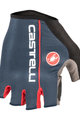 CASTELLI Fingerlose Fahrradhandschuhe - CIRCUITO - Orange/Blau