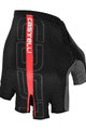 CASTELLI Fingerlose Fahrradhandschuhe - TEMPO - Rot/Schwarz