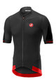 CASTELLI Kurzarm Fahrradtrikot - VOLATA 2.0 - Rot/Schwarz