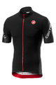 CASTELLI Kurzarm Fahrradtrikot - ENTRATA 3.0 - Schwarz/Rot