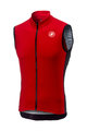 CASTELLI Ärmelloses Fahrradtrikot - ENTRATA 3.0 - Rot/Schwarz