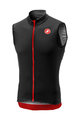 CASTELLI Ärmelloses Fahrradtrikot - ENTRATA 3.0 - Schwarz/Rot