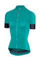 CASTELLI Kurzarm Fahrradtrikot - ANIMA 2.0 LADY - Blau/Grün