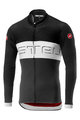 CASTELLI Langarm Fahrradtrikot für den Sommer - PROLOGO VI SUMMER - Schwarz/Grau/Beige