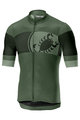 CASTELLI Kurzarm Fahrradtrikot - RUOTA - Grün
