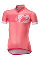 CASTELLI Kurzarm Fahrradtrikot - FUTURE RACER KIDS - Rosa
