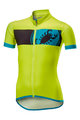 CASTELLI Kurzarm Fahrradtrikot - FUTURE RACER KIDS - Gelb