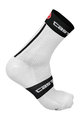 CASTELLI Klassische Fahrradsocken - FREE 6 - Schwarz/Weiß