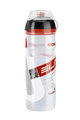 Fahrrad-Wasserflasche - SUPERCORSA MTB 750 m - Rot/Transparent