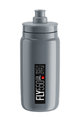 ELITE Fahrrad-Wasserflasche - FLY 550 ml - Grau