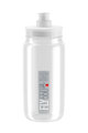 ELITE Fahrrad-Wasserflasche - FLY 550 ml - Transparent/Grau