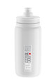 ELITE Fahrrad-Wasserflasche - FLY 550 ml - Weiß/Grau