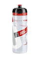 ELITE Fahrrad-Wasserflasche - SUPERCORSA 750 ml - Transparent/Rot
