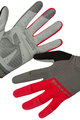 Langfinger-Fahrradhandschuhe - HUMMVEE PLUS II - Grau/Rot