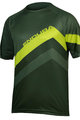 Kurzarm Fahrrad-Shirt - SINGLETRACK CORE  - Grün/Gelb
