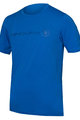 Kurzarm Fahrrad-Shirt - SINGLETRACK MERINO - Blau