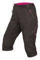 3/4 lange Fahrradhose ohne Träger - HUMMVEE II 3/4 LADY - Schwarz