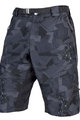 Fahrradshorts ohne Träger - HUMMVEE II  - Grau/Schwarz