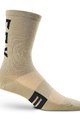 FOX Klassische Fahrradsocken - FLEXAIR MERINO - Braun