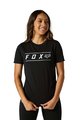 FOX Kurzarm Fahrrad-Shirt - PINNACLE LADY - Schwarz