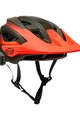 FOX Fahrradhelm - SPEEDFRAME PRO FADE - Orange/Grün