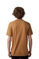 FOX Kurzarm Fahrrad-Shirt - LEGACY FOX HEAD - Braun