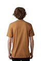 FOX Kurzarm Fahrrad-Shirt - LEGACY FOX HEAD - Braun