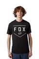 FOX Kurzarm Fahrrad-Shirt - SHIELD - Schwarz