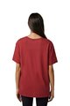 FOX Kurzarm Fahrrad-Shirt - BOUNDARY LADY - Rot