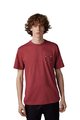 FOX Kurzarm Fahrrad-Shirt - HINKLEY PREMIUM - bordeaux