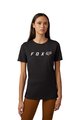 FOX Kurzarm Fahrrad-Shirt - ABSOLUTE LADY - Schwarz