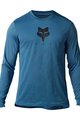 FOX Langarm Fahrradtrikot für den Sommer - RANGER TRU DRI - Blau
