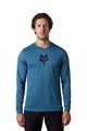 FOX Langarm Fahrradtrikot für den Sommer - RANGER TRU DRI - Blau