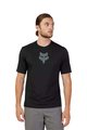 FOX Kurzarm Fahrradtrikot - RANGER LAB HEAD - Schwarz