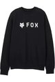 FOX Fahrrad-Kapuzenpullover - ABSOLUTE FLEECE CREW - Schwarz