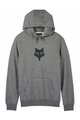 FOX Fahrrad-Kapuzenpullover - FOX HEAD FLEECE PO - Grau