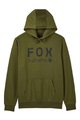 FOX Fahrrad-Kapuzenpullover - NON STOP FLEECE PO - Grün