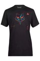 FOX Kurzarm Fahrrad-Shirt - WITHERED PREMIUM - Schwarz